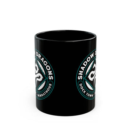 Minrathous Shadow Dragons Emblem Black Mug