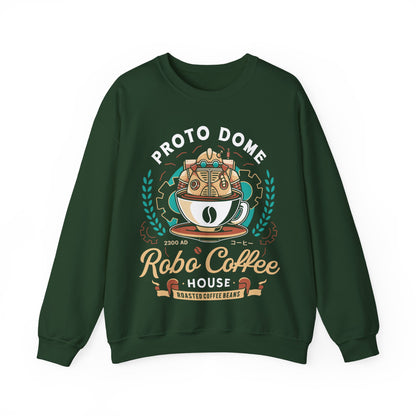 Proto Dome Robo Coffee Crest Unisex Crewneck Sweatshirt