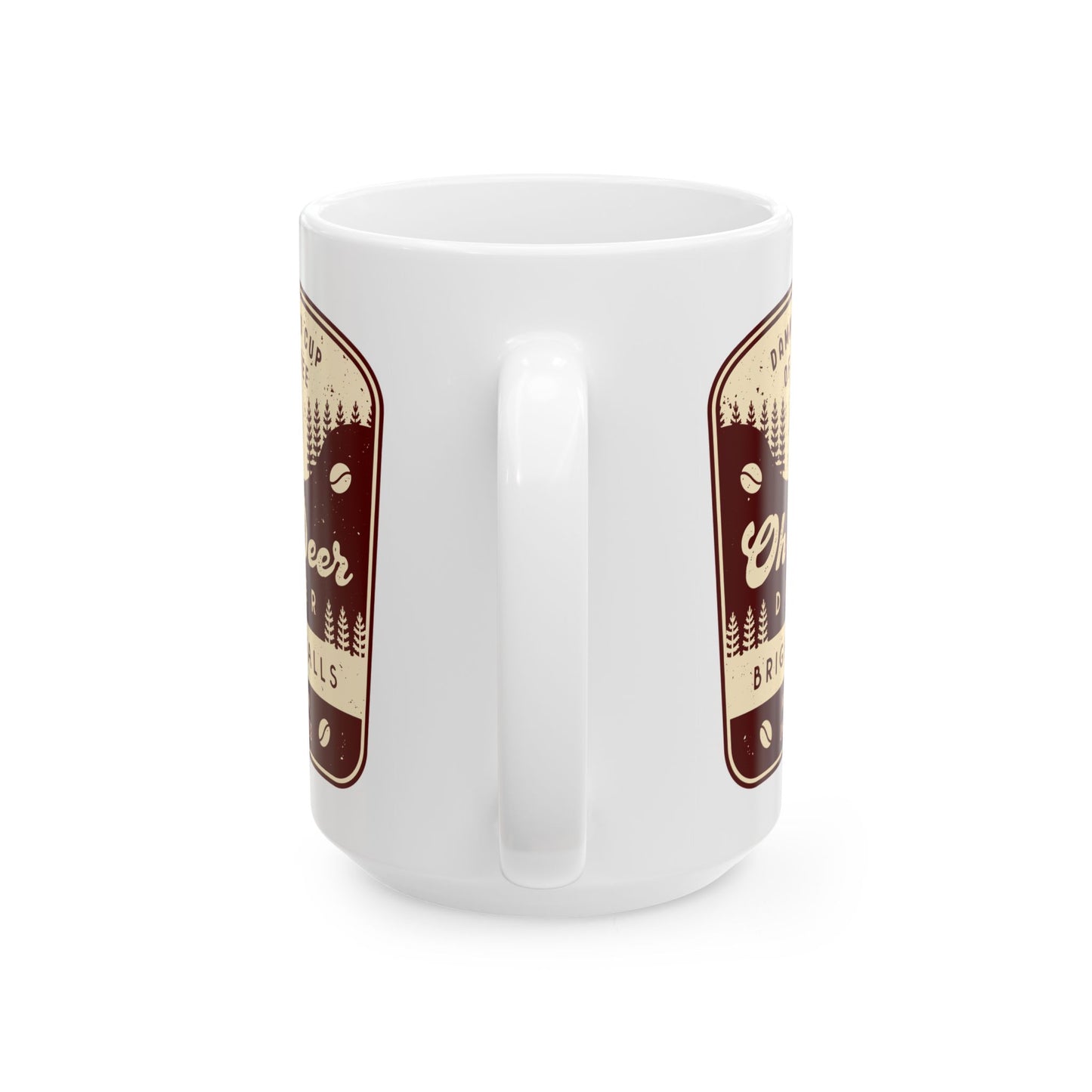 Oh Deer Diner Emblem Ceramic Mug