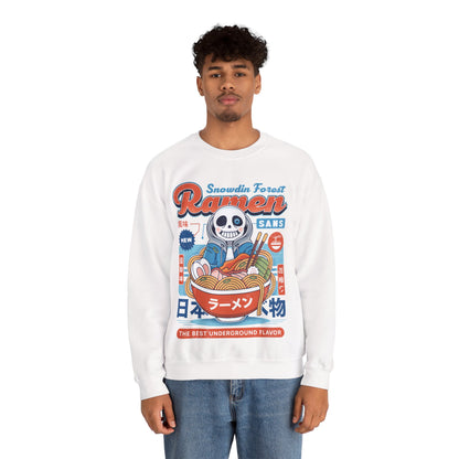 Snowdin Forest Ramen Vintage Unisex Crewneck Sweatshirt