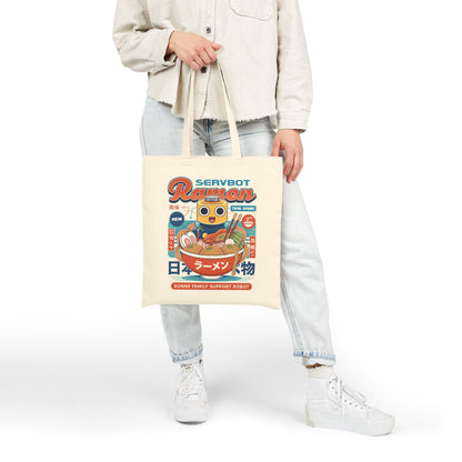 Servbot Ramen Vintage Tote Bag