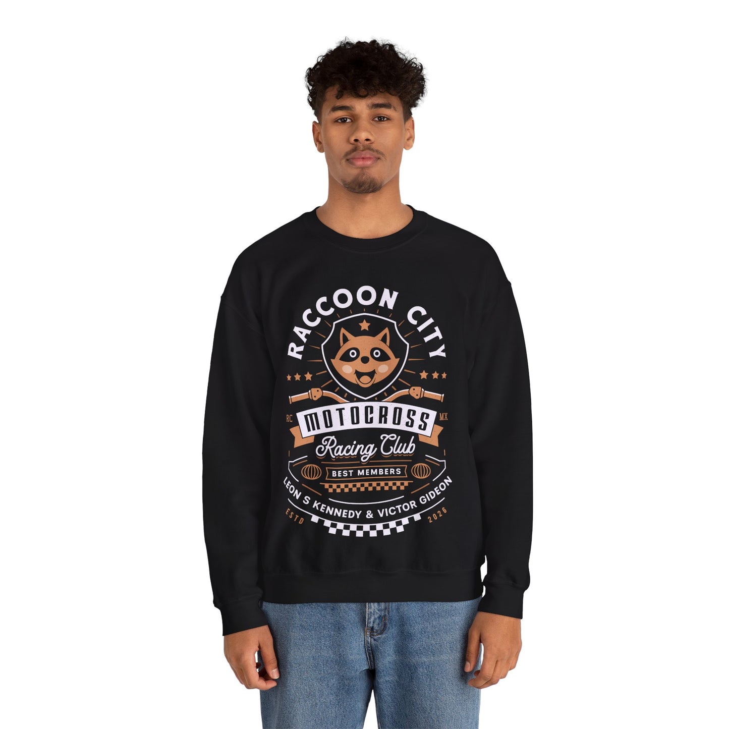 Raccoon City Racing Club Crewneck Sweatshirt