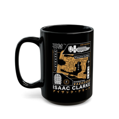 Isaac Clarke Aesthetic Black Mug