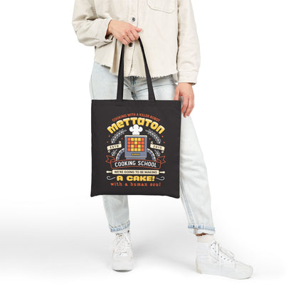 Mettaton Cooking School Crest Cotton Canvas Tote Bag