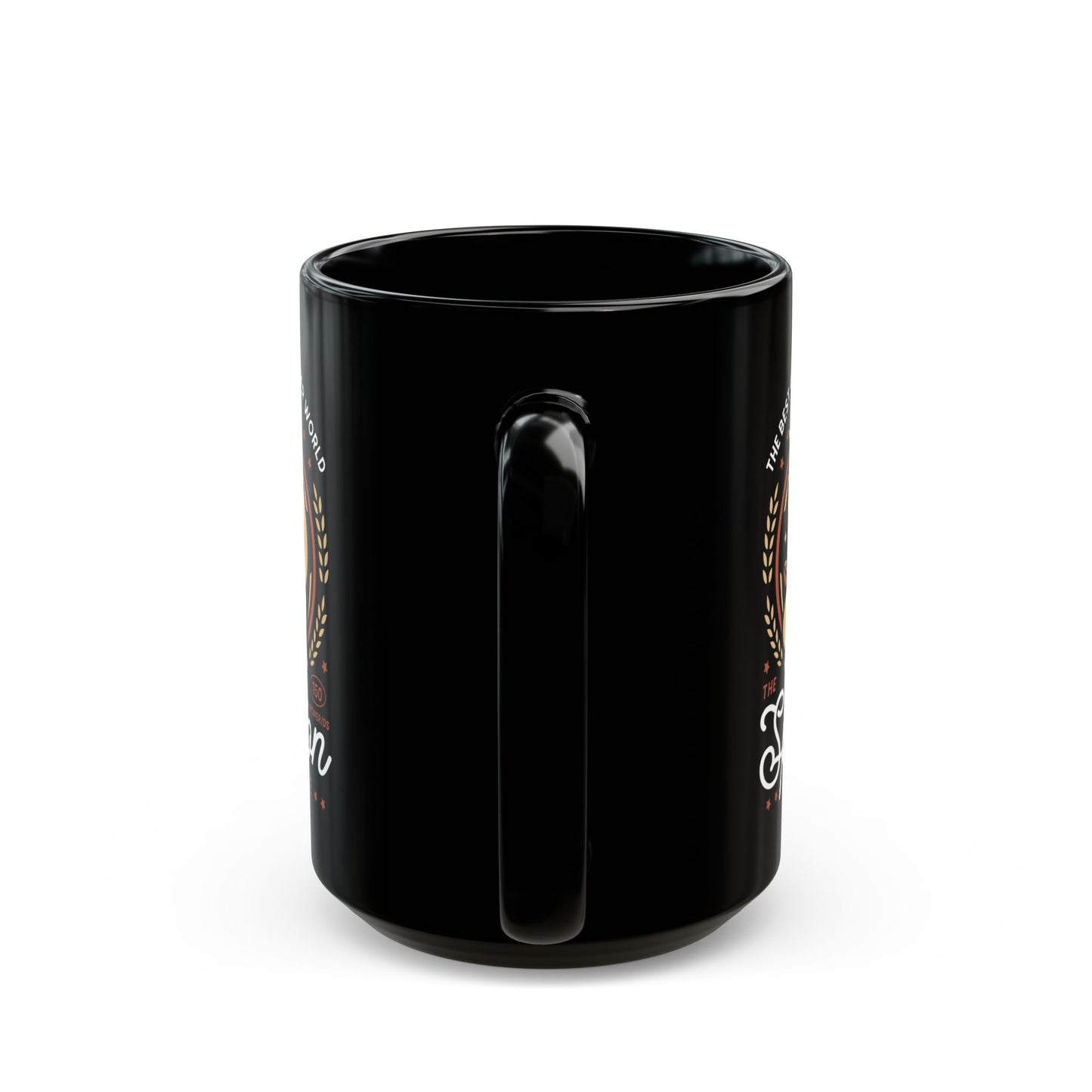 Spamton Coffee Emblem Black Mug