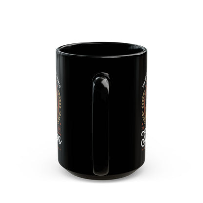 Spamton Coffee Emblem Black Mug