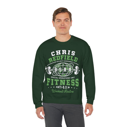 Bsaa Redfield Fitness Emblem Crewneck Sweatshirt
