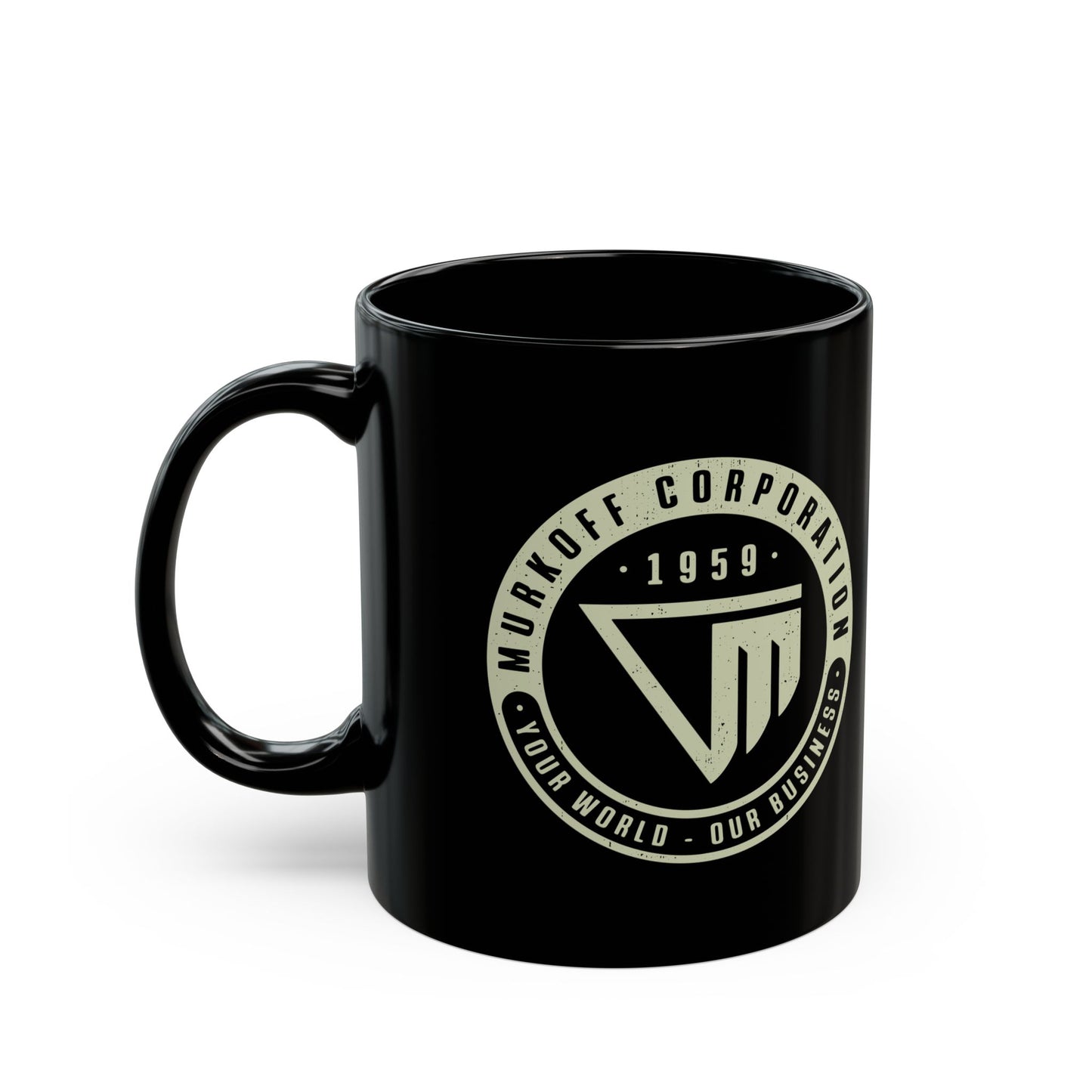 Murkoff Corporation Emblem Black Mug