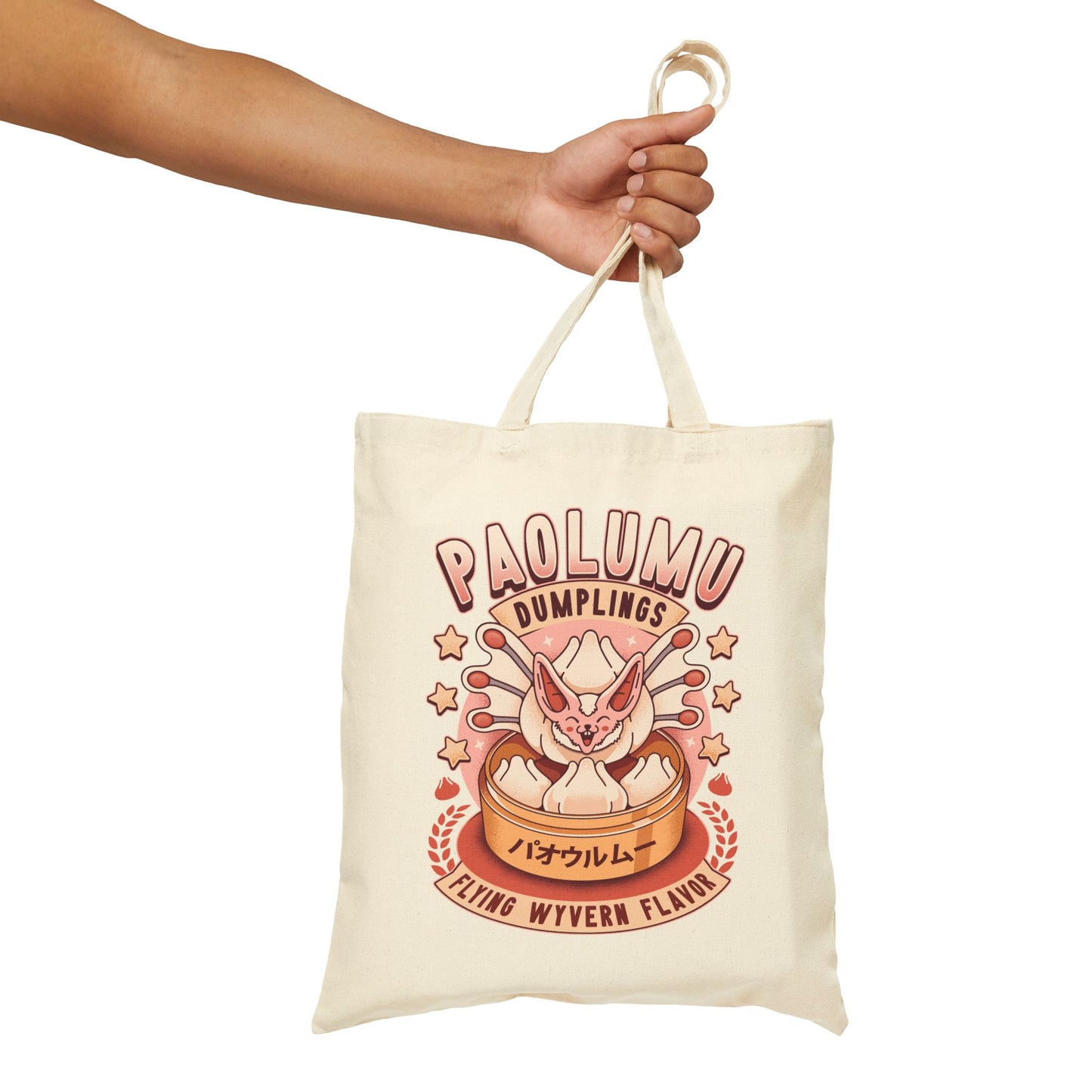 Paolumu Dumplings Vintage Cotton Canvas Tote Bag