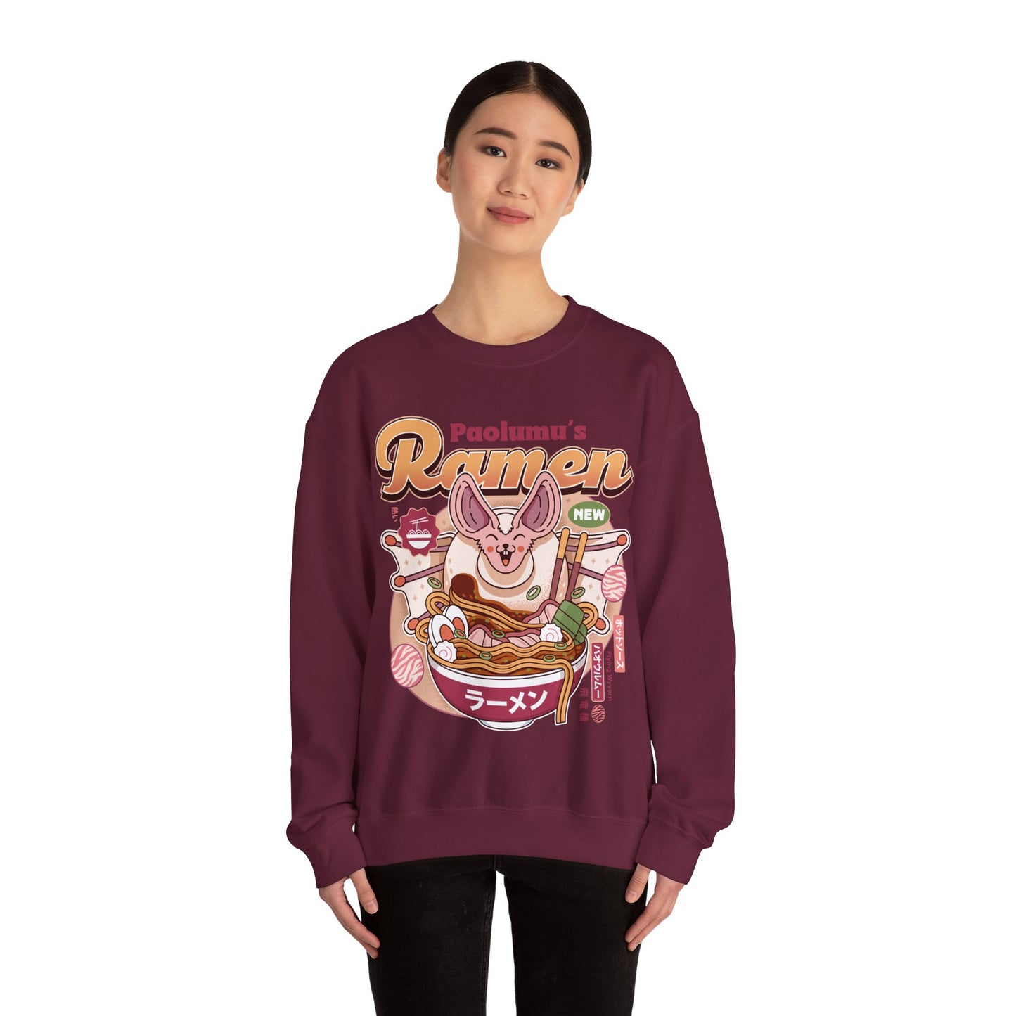 Paolumu Ramen Vintage Crewneck Sweatshirt