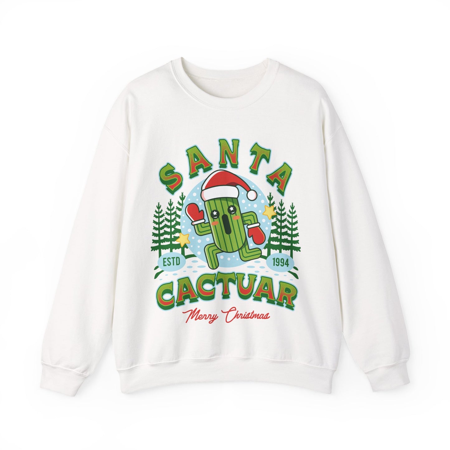Santa Cactuar Unisex Crewneck Sweatshirt