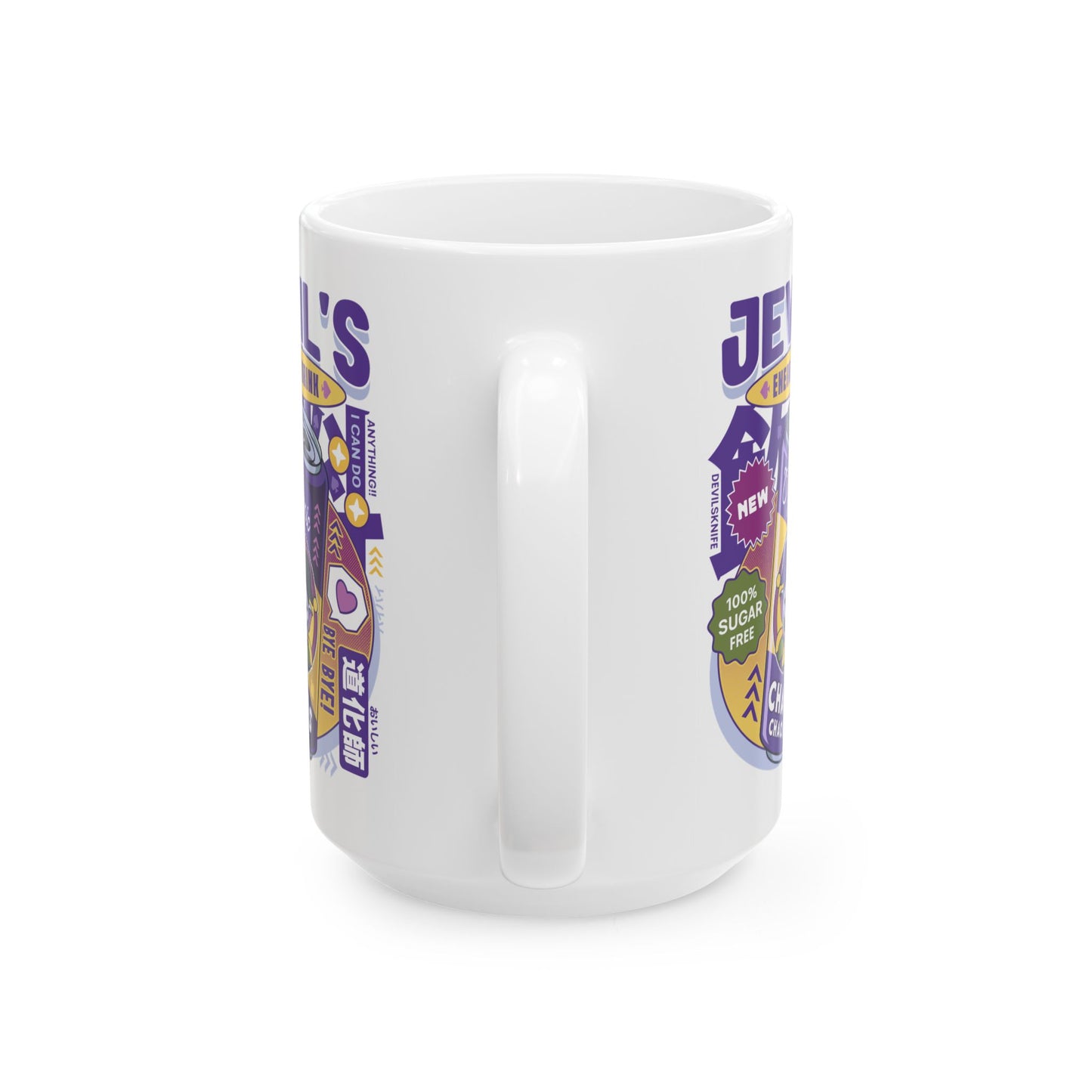 Jevil Energy Drink Ceramic Mug