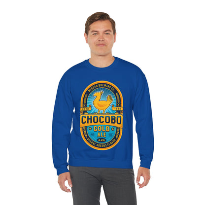 Chocobo Gold Beer Emblem Unisex Crewneck Sweatshirt