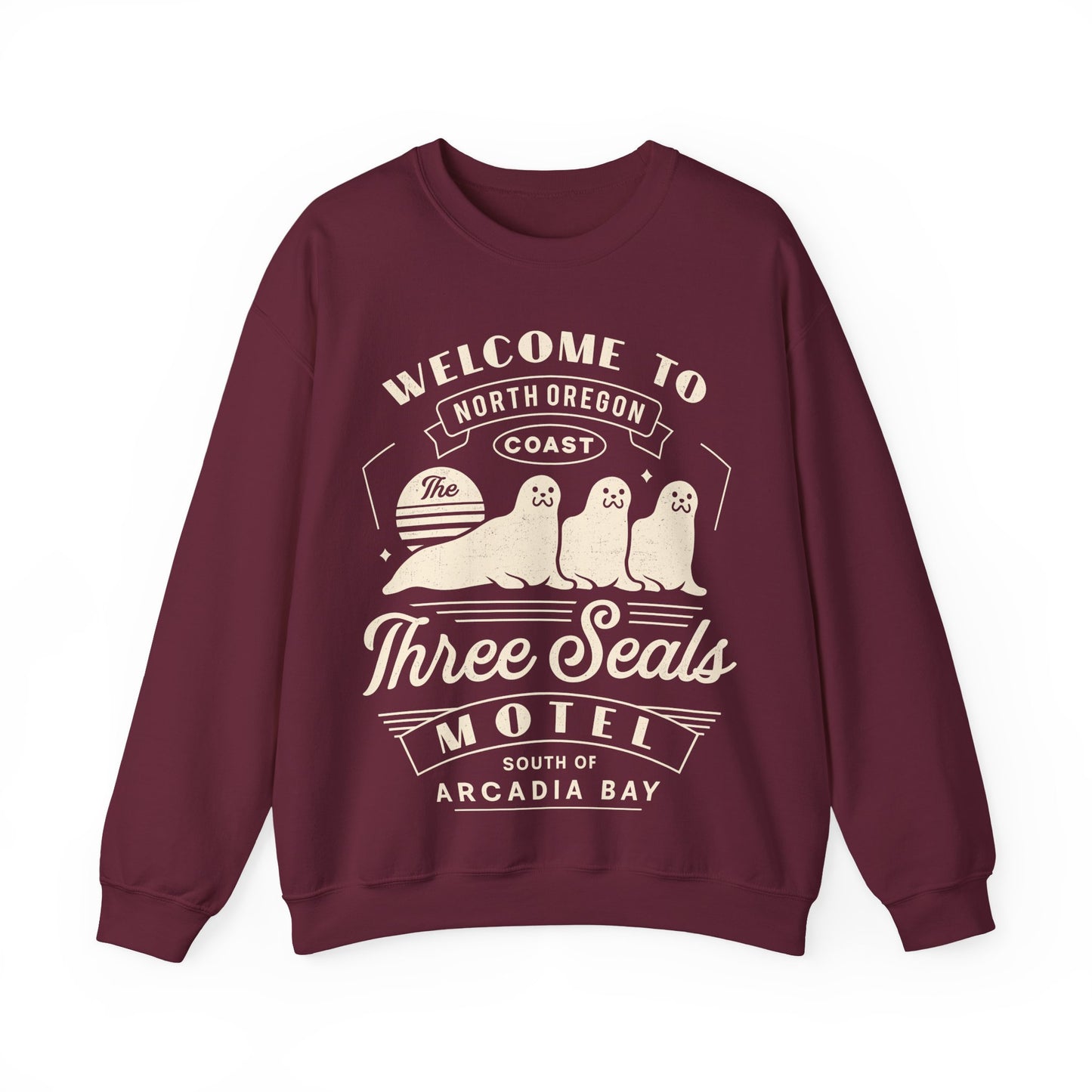 Three Seals Motel Emblem Unisex Crewneck Sweatshirt