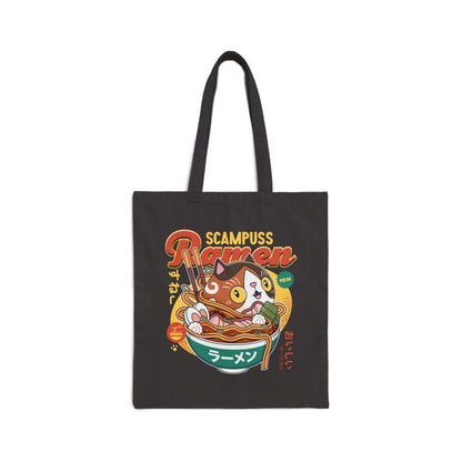 Scampuss Ramen Canvas Tote Bag