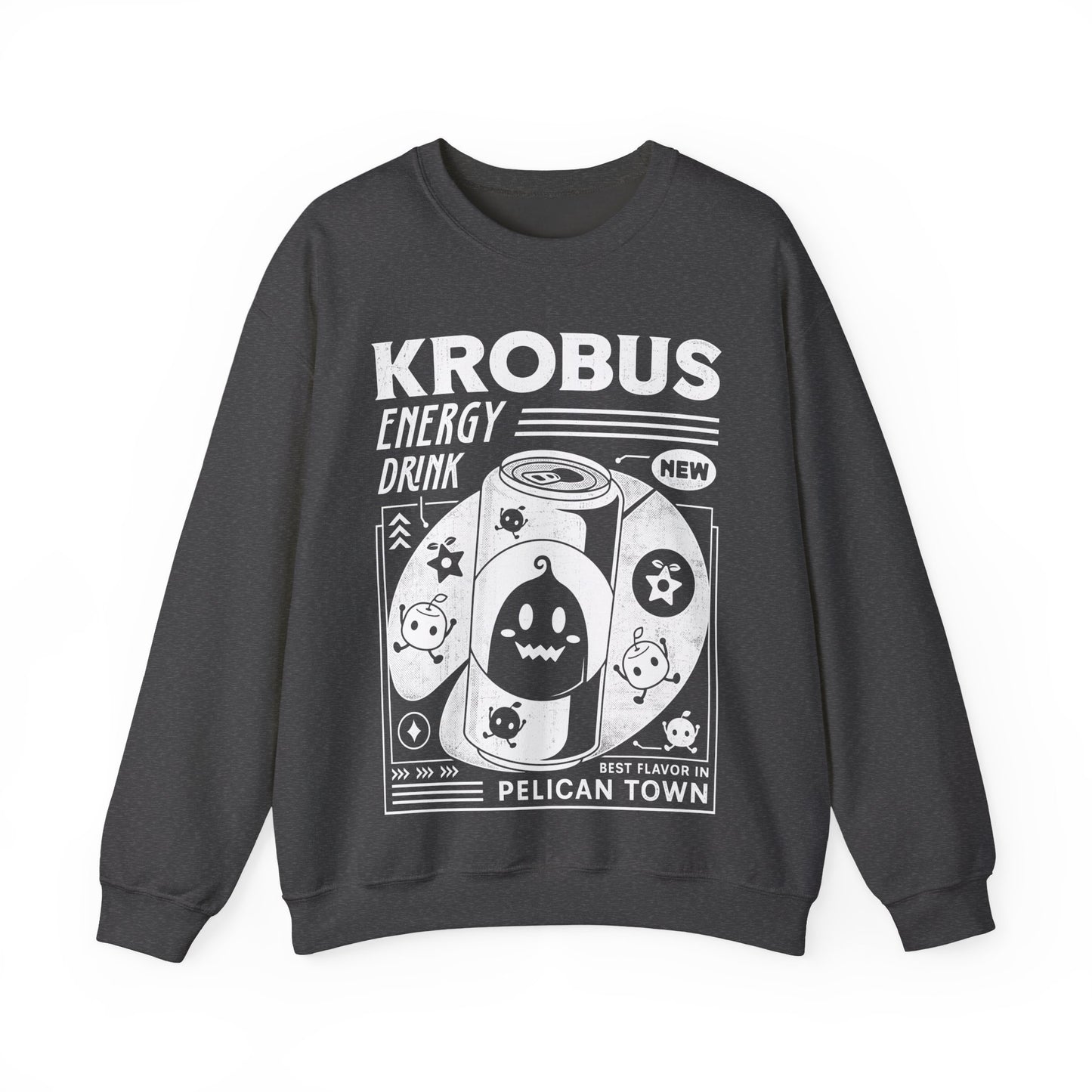 Krobus Energy Drink Grunge Unisex Crewneck Sweatshirt