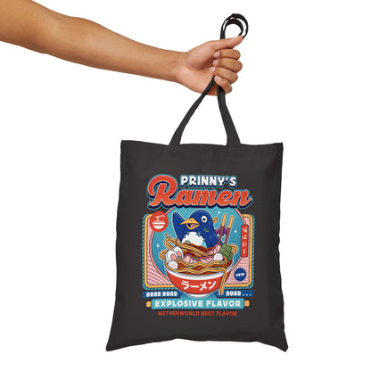 Prinny Dood Ramen Vintage Canvas Tote Bag