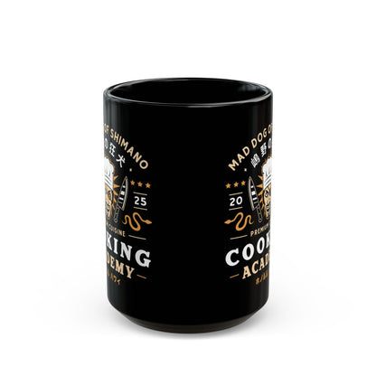 One Eyed Demon Cooking Emblem Black Mug