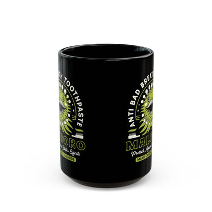Malboro Toothpaste Emblem Black Mug