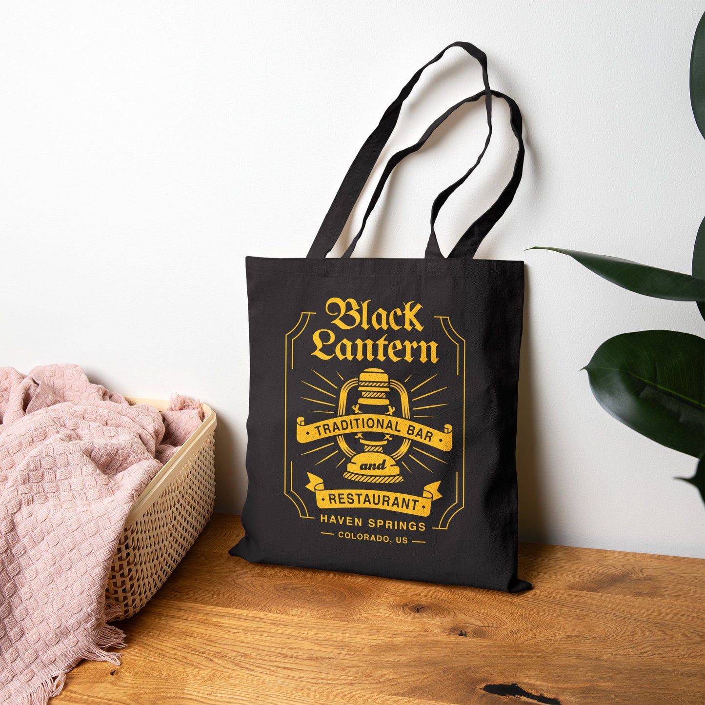 The Black Lantern Emblem Tote Bag