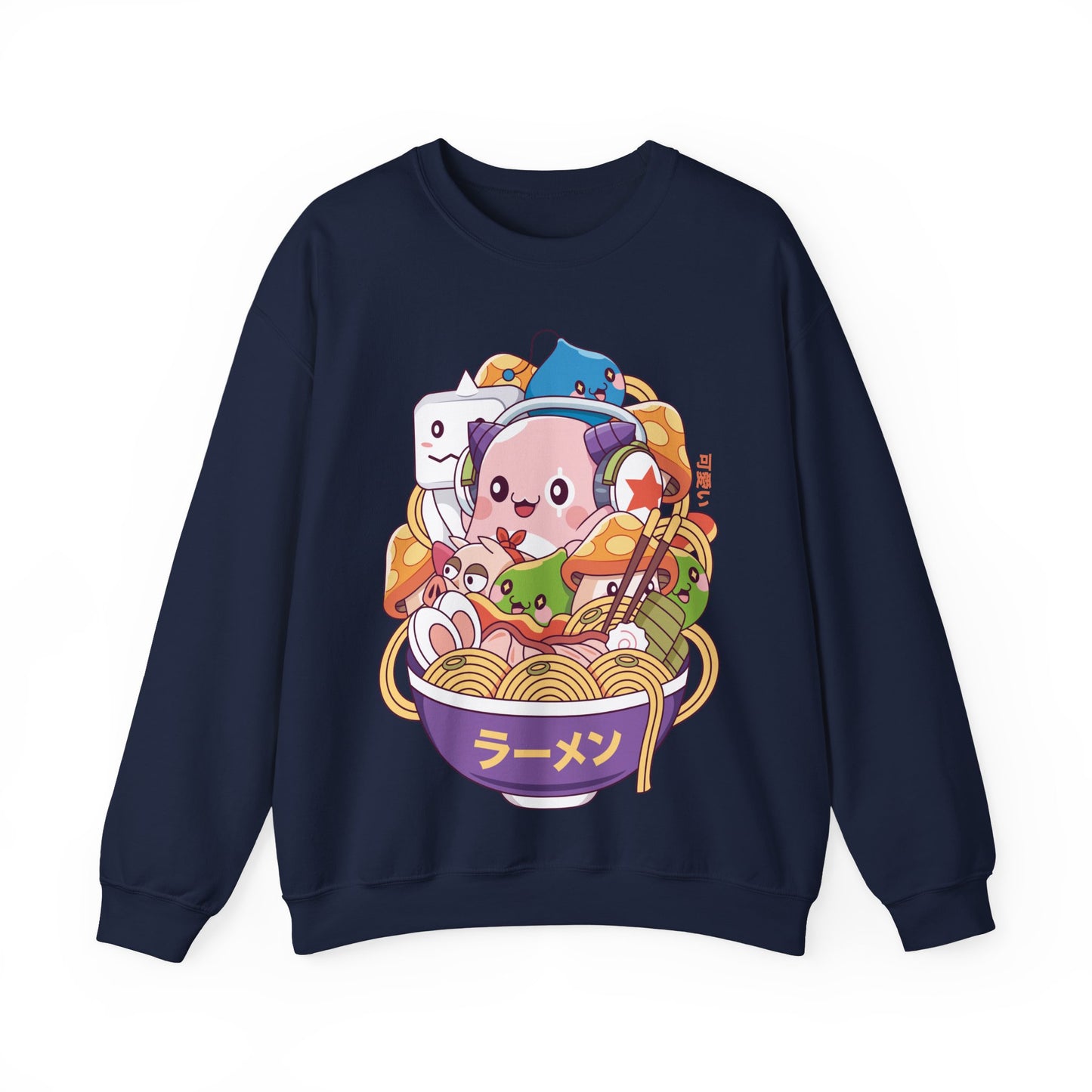Maple World Monsters Ramen Unisex Crewneck Sweatshirt