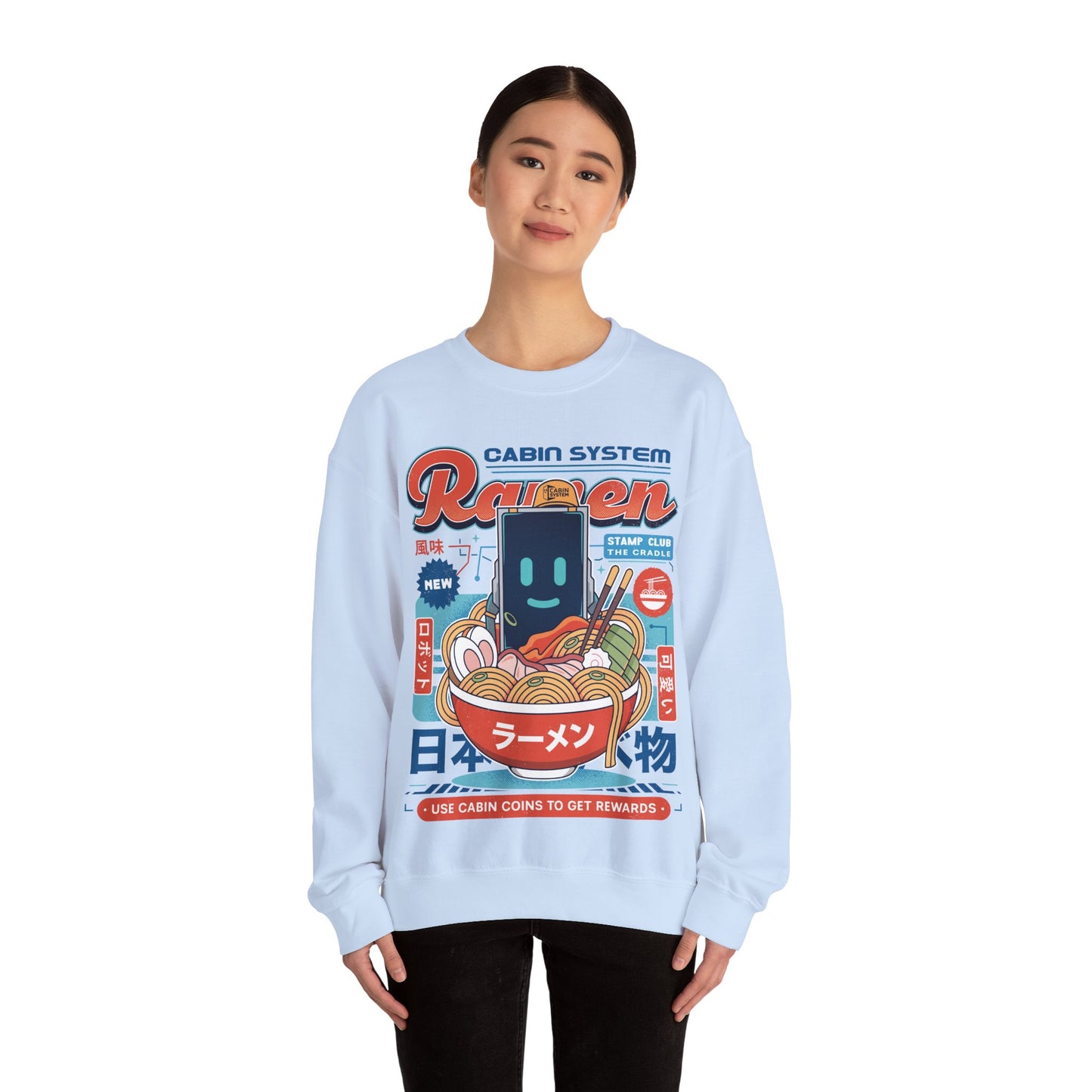 Cabin Coins Ramen Vintage Crewneck Sweatshirt