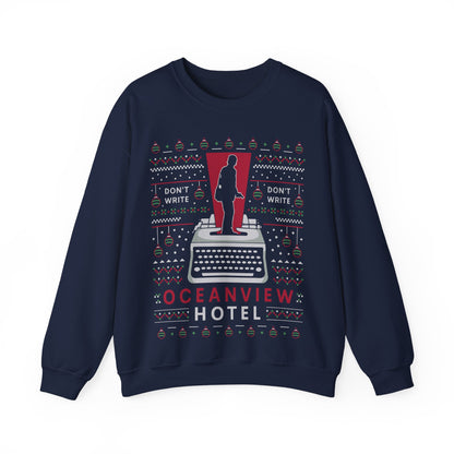 Dont Write Ugly Sweater Crewneck Sweatshirt