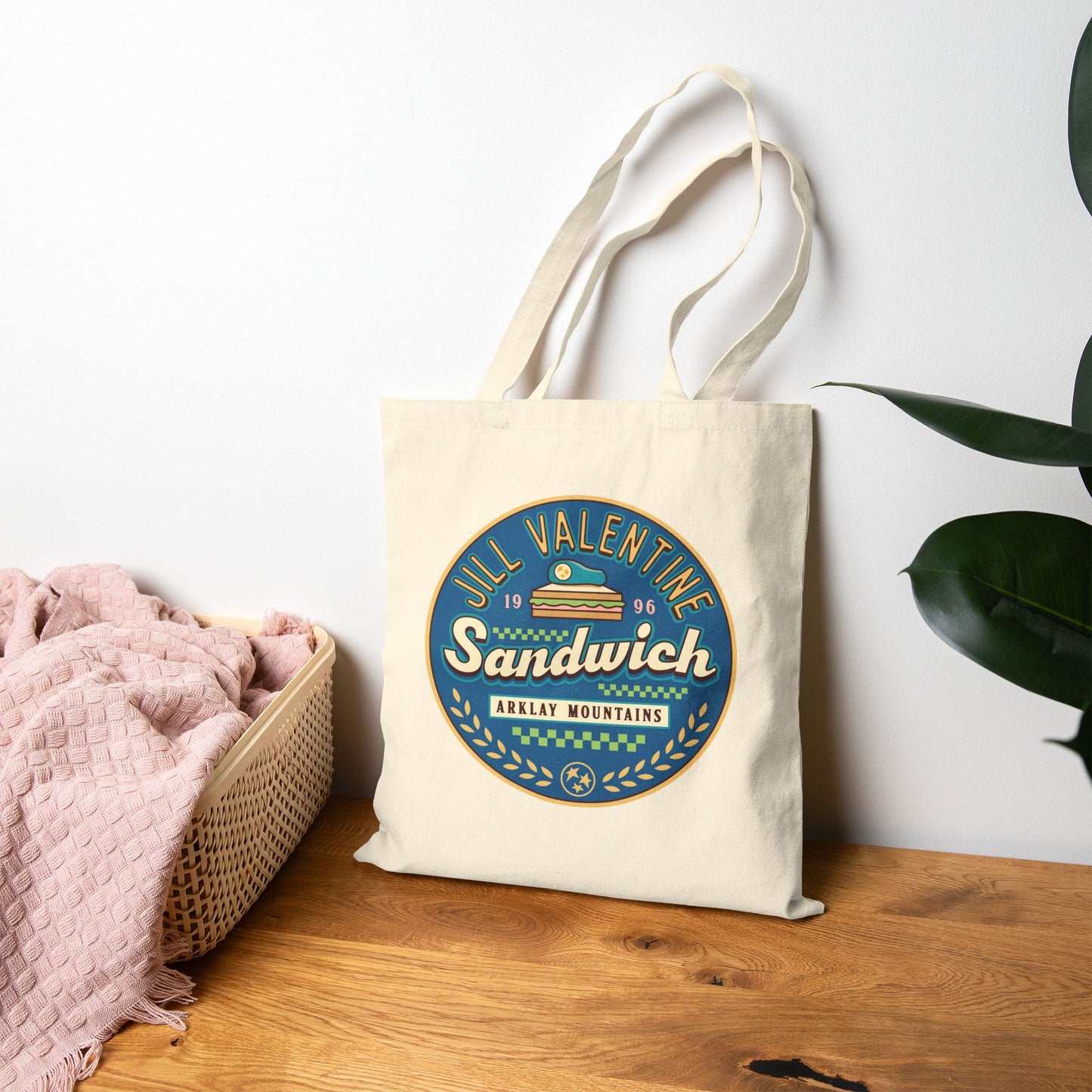 Jill Valentine Sandwich Canvas Tote Bag