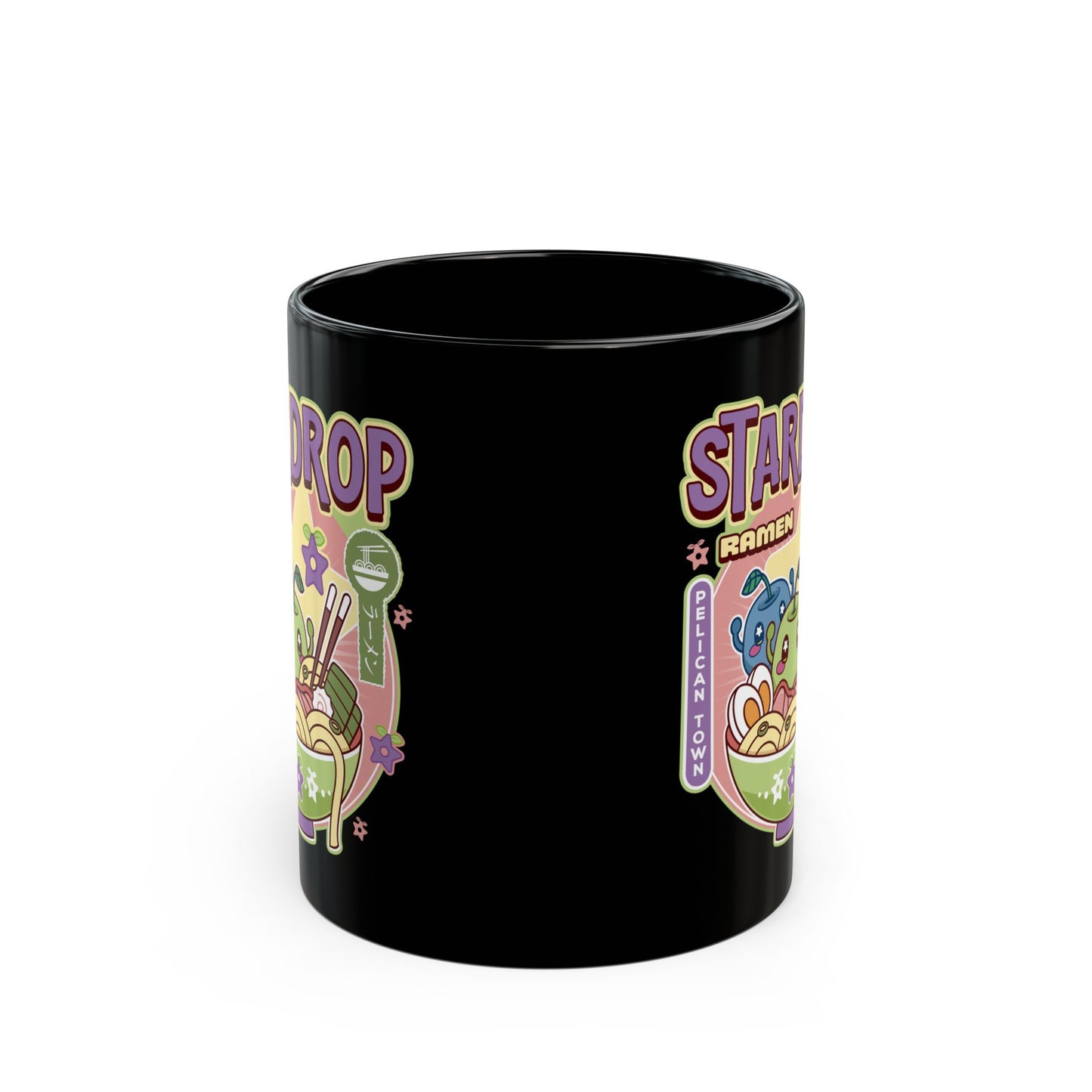 Junimos Ramen Black Mug
