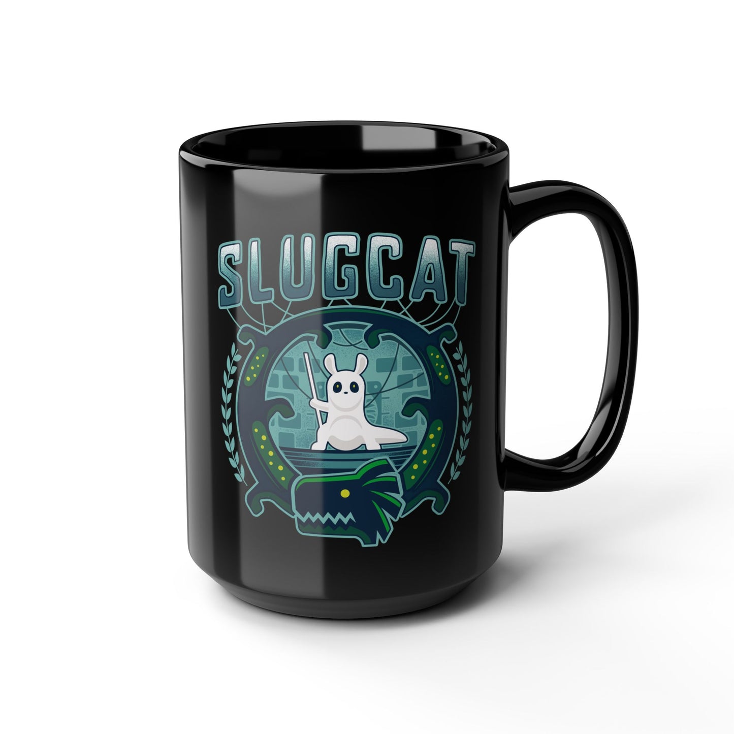 Slugcat Emblem Black Mug