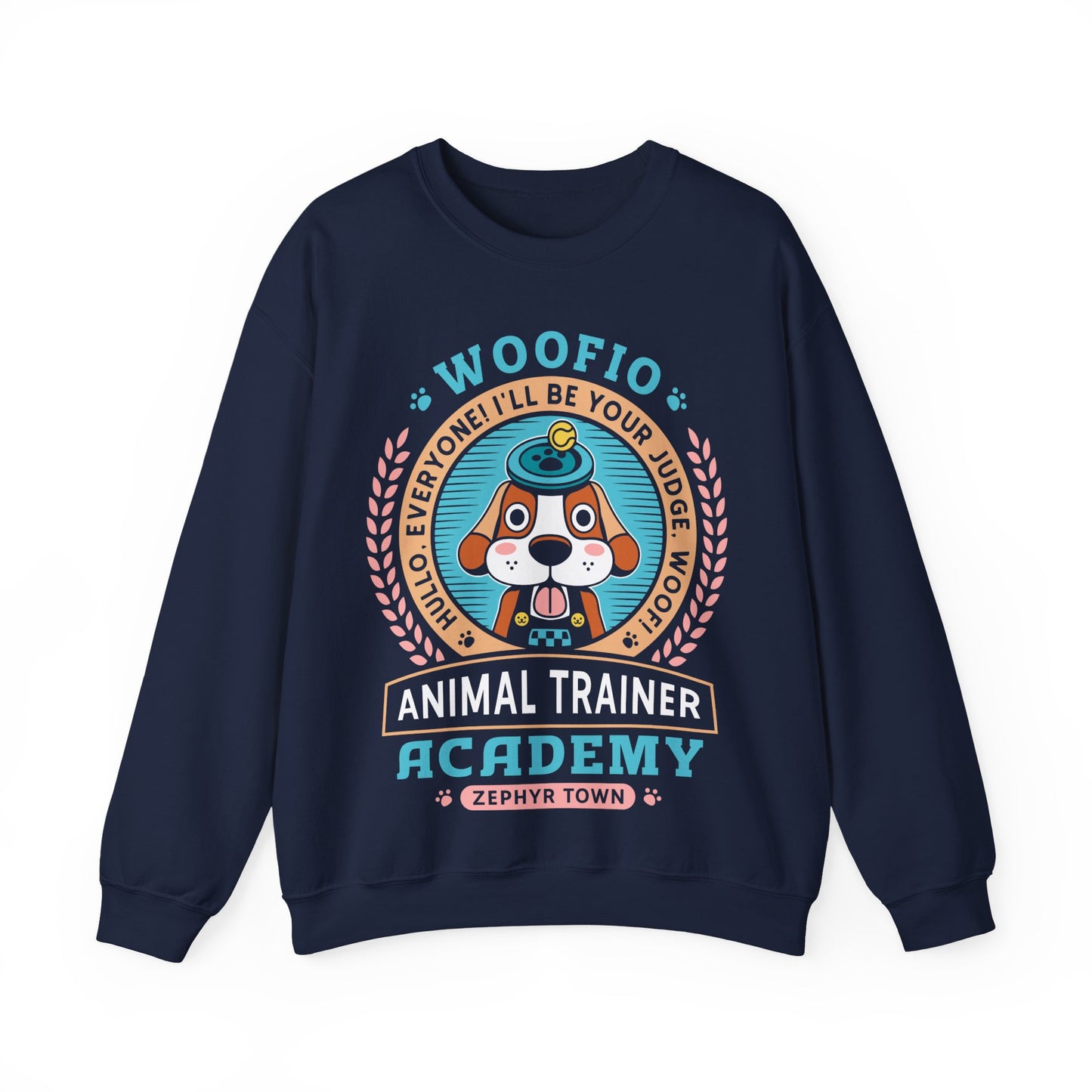 Woofio Zephyr Town Academy Unisex Crewneck Sweatshirt