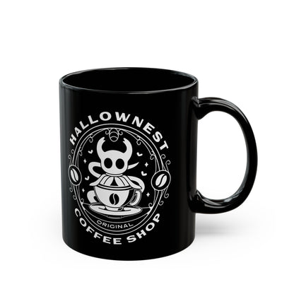 Hallownest Coffee Emblem Black Mug