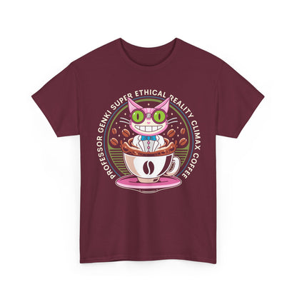 Steelport Cat Coffee Emblem Unisex T-Shirt