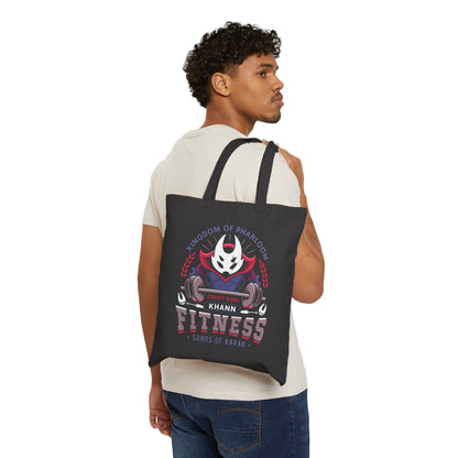 Pharloom Fitness Emblem Canvas Tote Bag