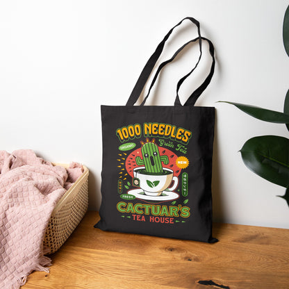 Cactuar Green Tea Emblem Tote Bag