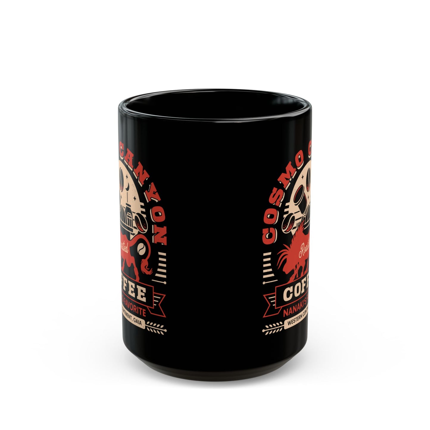 Cosmo Canyon Coffee Grunge Black Mug
