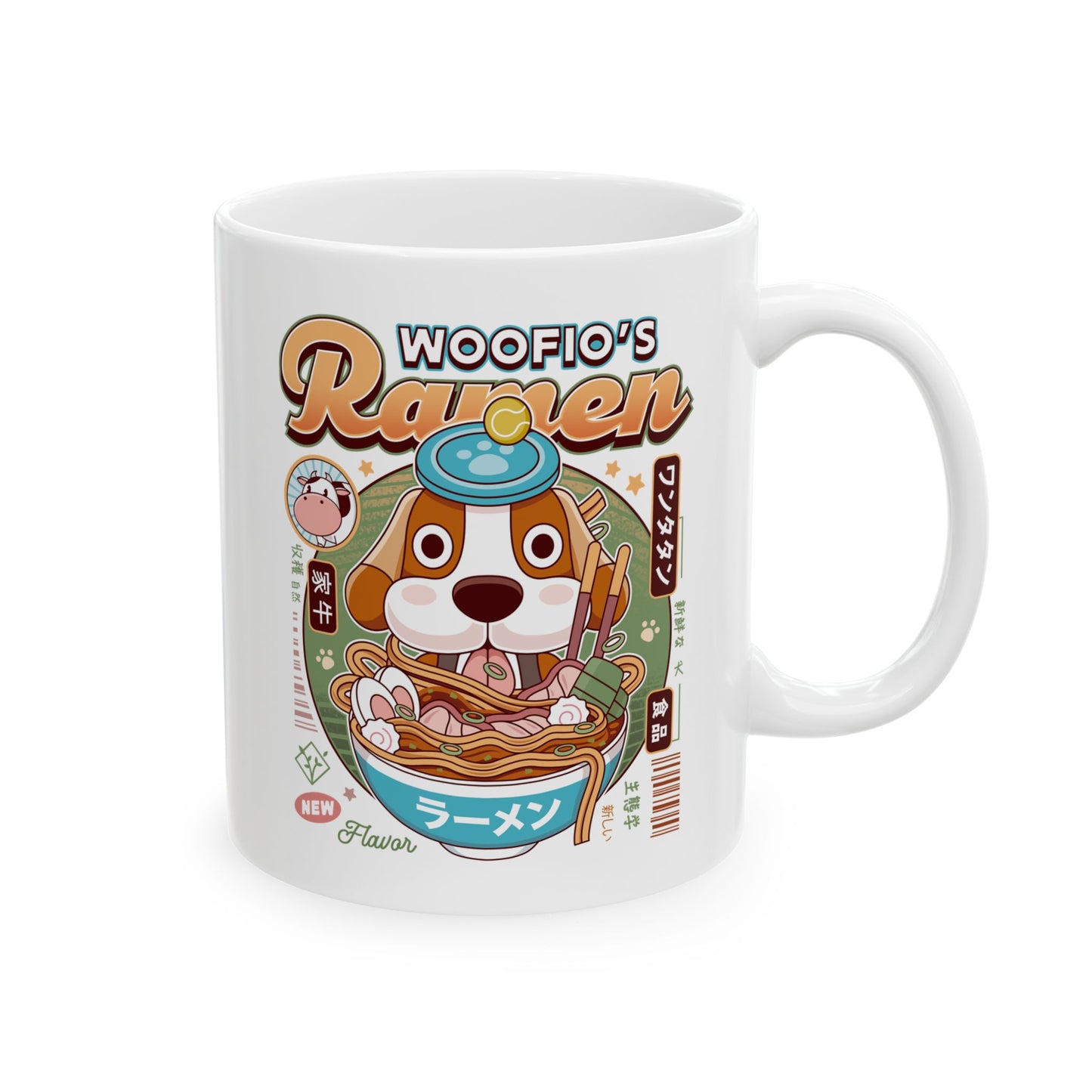 Woofio Vintage Ramen Ceramic Mug