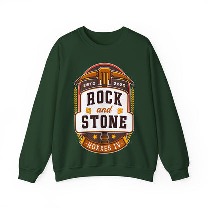 Rock And Stone Emblem Unisex Crewneck Sweatshirt
