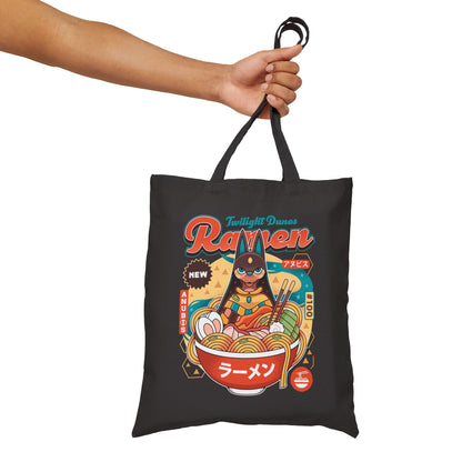 Twilight Dunes Ramen Vintage Tote Bag