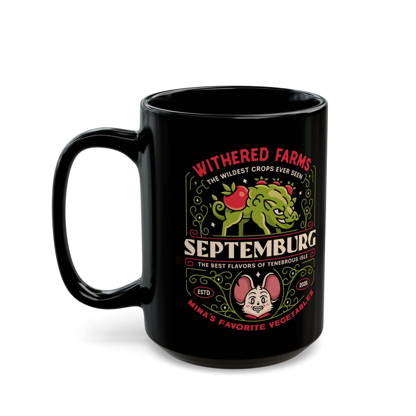 Septemburg Withered Farms Crest Black Mug