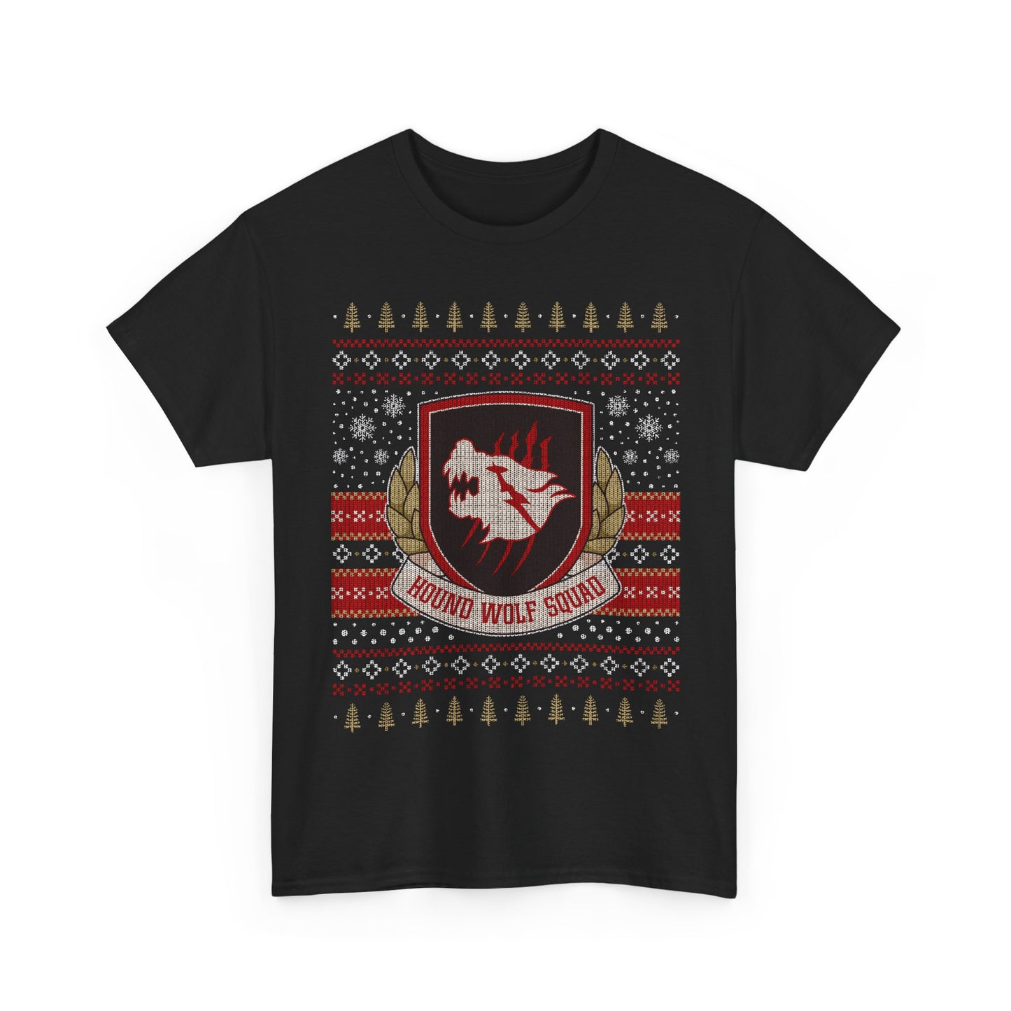 Hound Wolf Squad Christmas Unisex T-Shirt