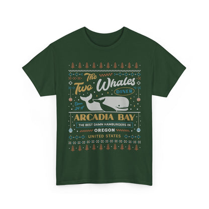 Two Whales Diner Ugly Sweater Unisex T-Shirt
