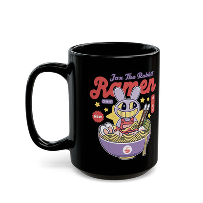 Jax Purple Rabbit Ramen Black Mug