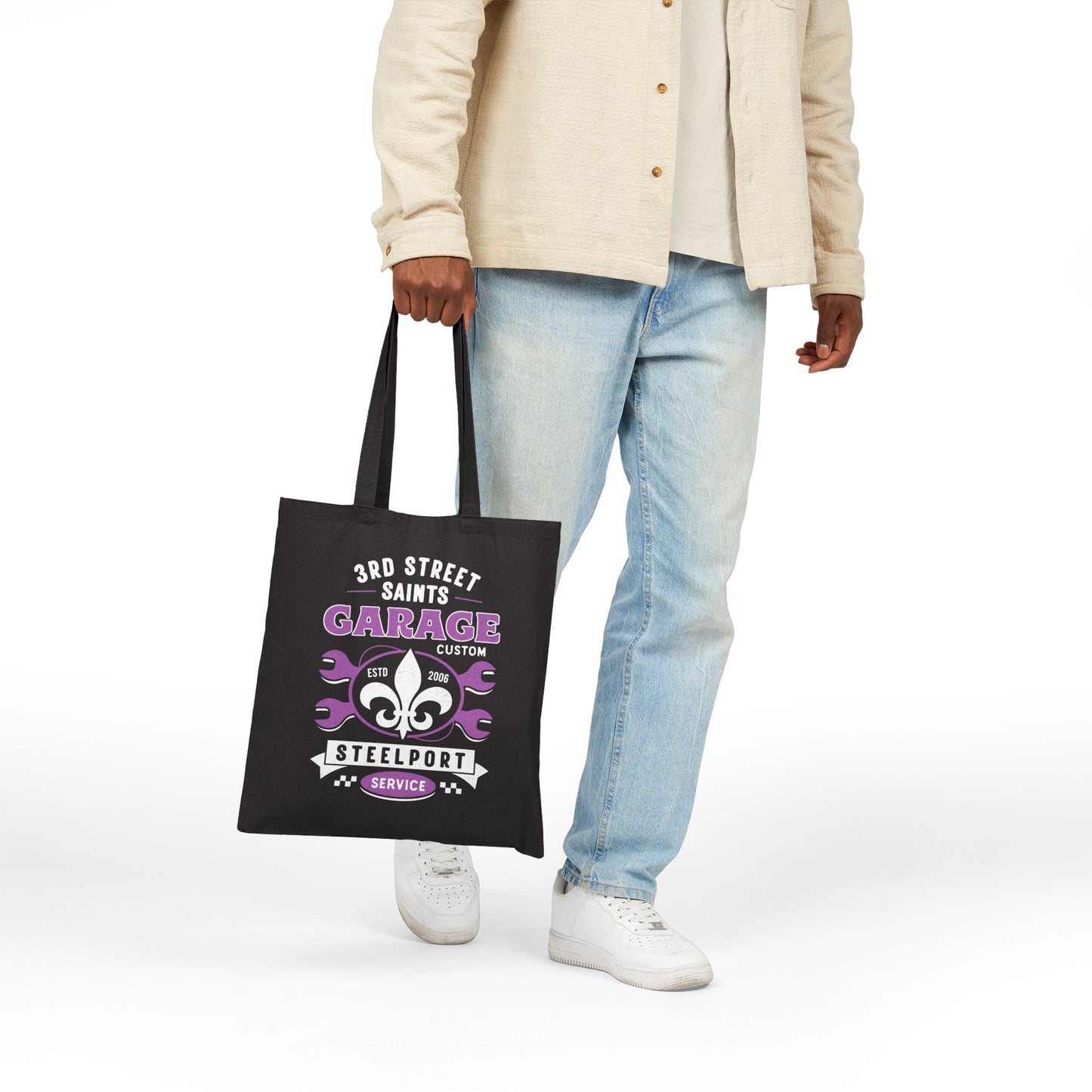 Third Street Saints Garage Tote Bag