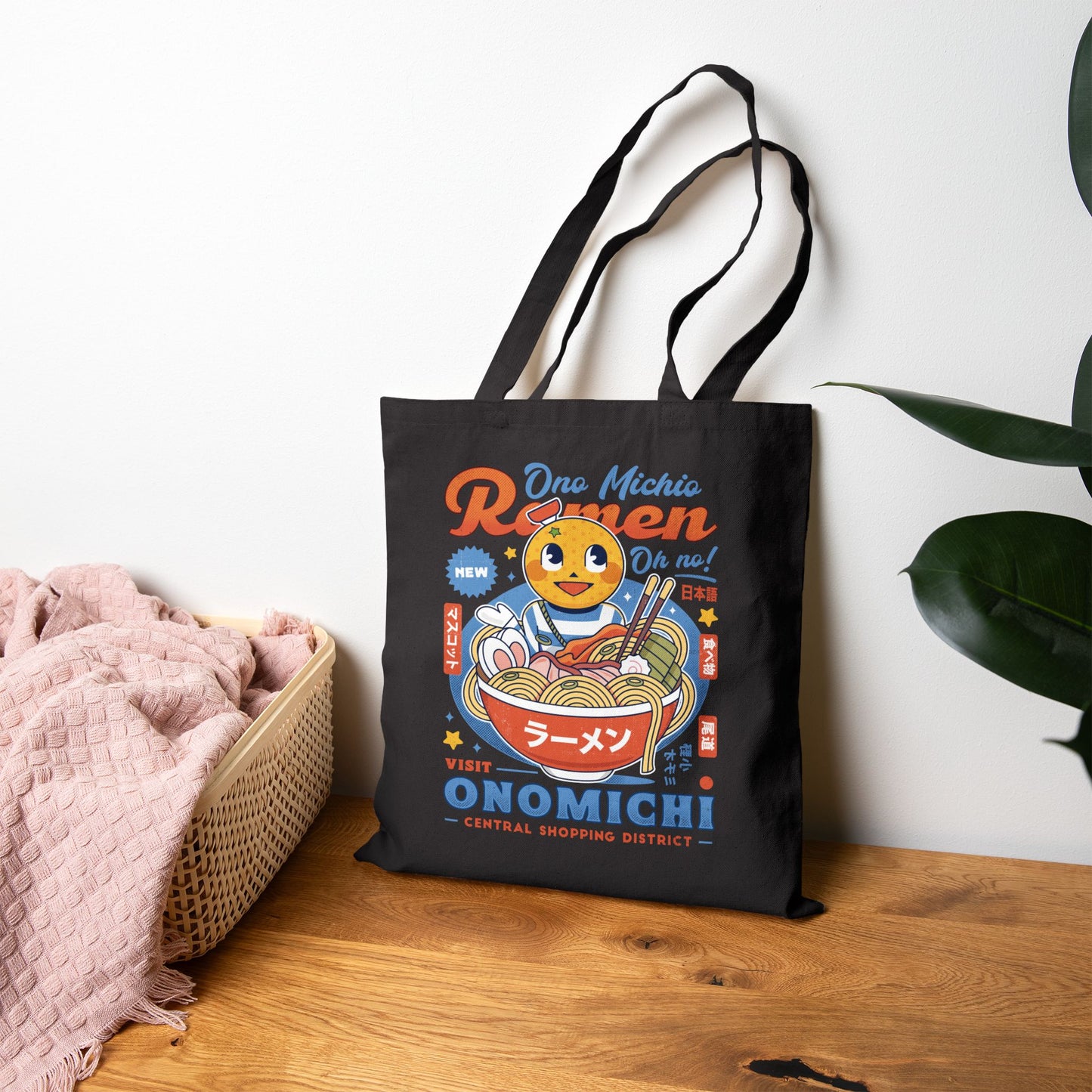 Ono Michio Ramen Cotton Canvas Tote Bag