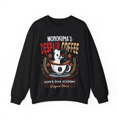 Hopes Peak Academy Coffee Crest Crewneck Sweatshirt