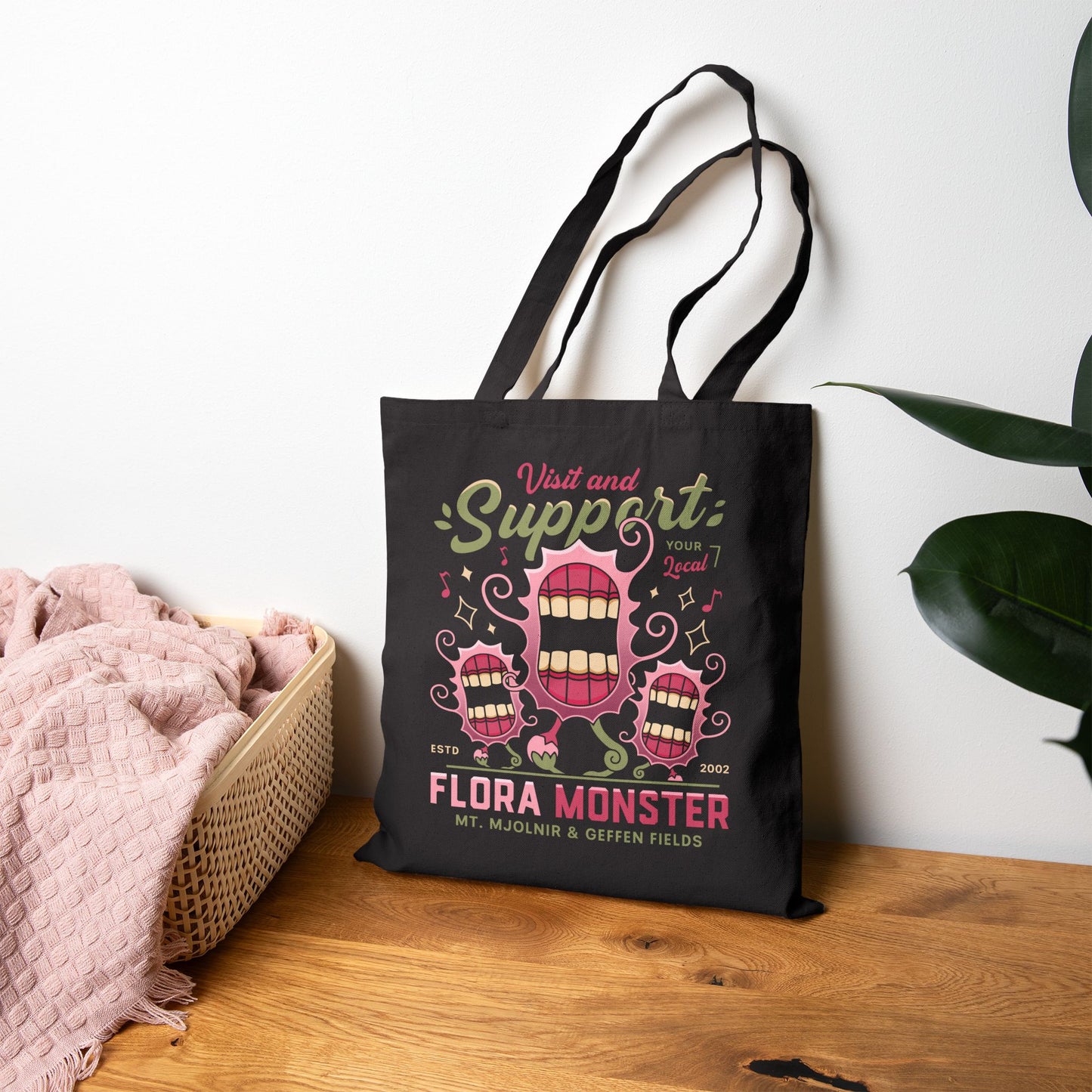 Support Geffen Field Flora Tote Bag