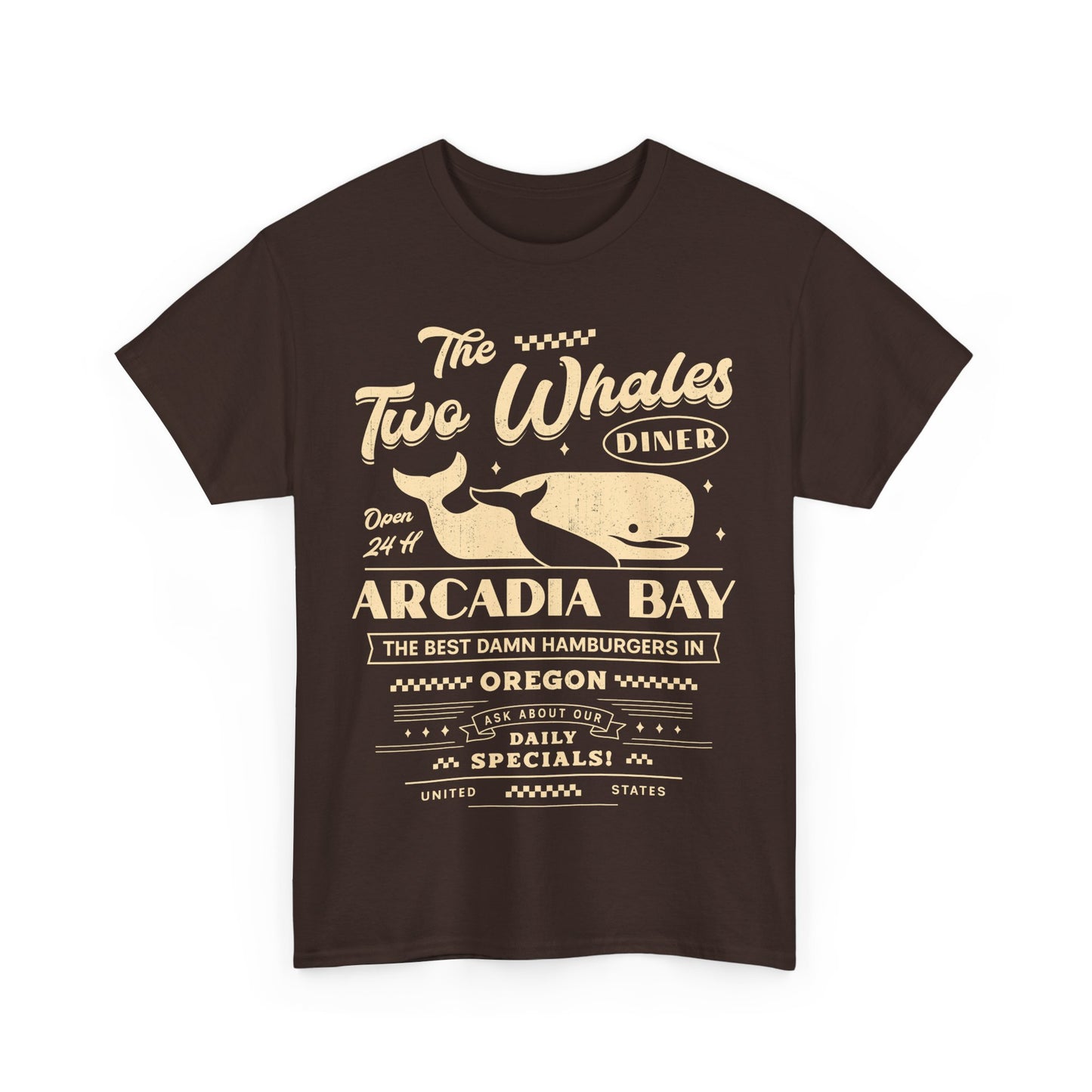The Two Whales Diner Emblem Unisex T-Shirt