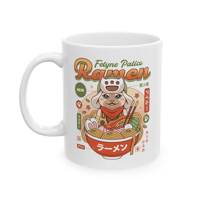 Felyne Palico Ramen Ceramic Mug