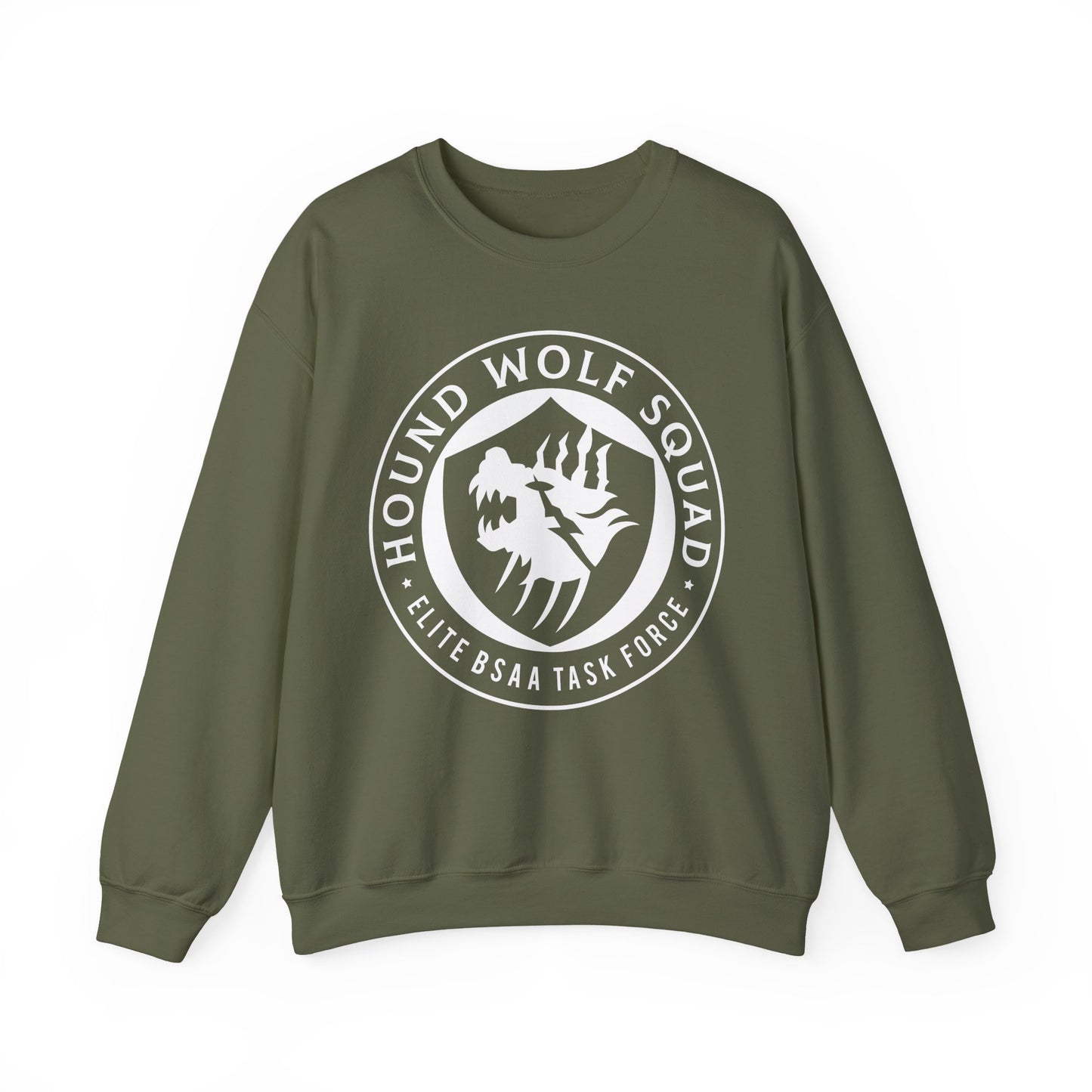 Hound Wolf Squad Crest Crewneck Sweatshirt